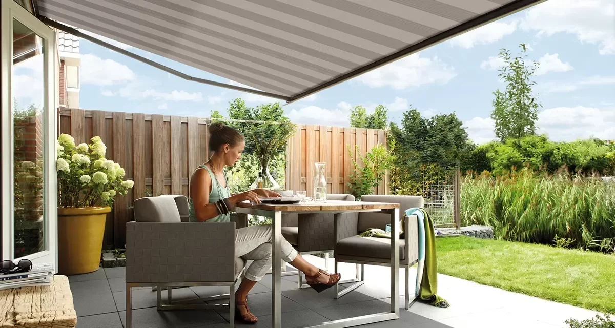 Uitgebreide collectie buitenzonwering Uitgebreide collectie buitenzonwering